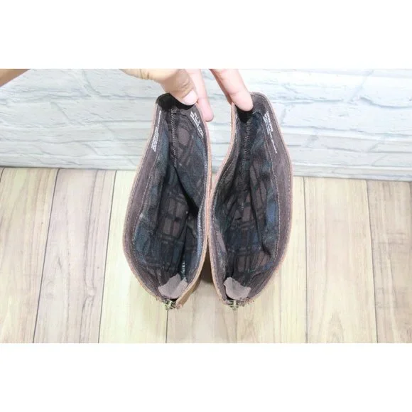 Born Bitsi in Canoe II Brown Leather 16" Tall Riding Boots Size 6.5 - Picture 7 of 12